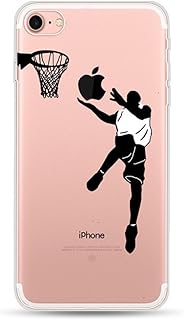 For iPhone 6S Case, Cover for iPhone 6, CrazyLemon Soft TPU Flexible Hybrid Silicone Gel Skin Clear Creative Pattern TPU Back Ultra Thin Slim Transparent Protective Case Cover for iPhone 6 6S 4.7 inch - Play Basketball
